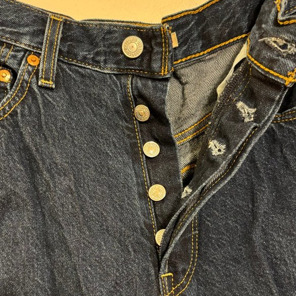 Levi's Ribcage Straight Ankle Jean, W26 L27 - Picture 6 of 7